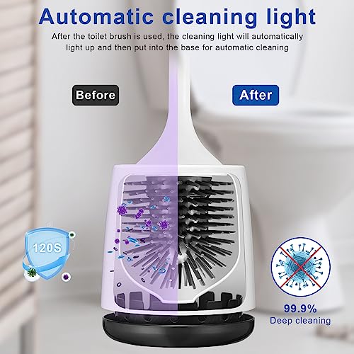 Ratolo ELECTRIC TOILET BRUSH Silicone Toilet Brush,Toilet Bowl Brush And Holder Set thumb #3