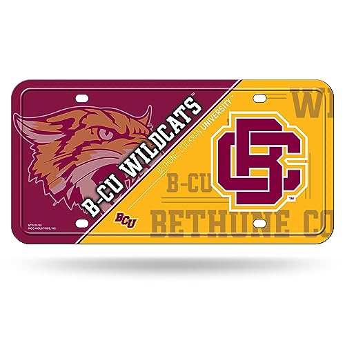 Rico Industries NCAA Bethune-Cookman Wildcats Primary Metal Auto Tag 6