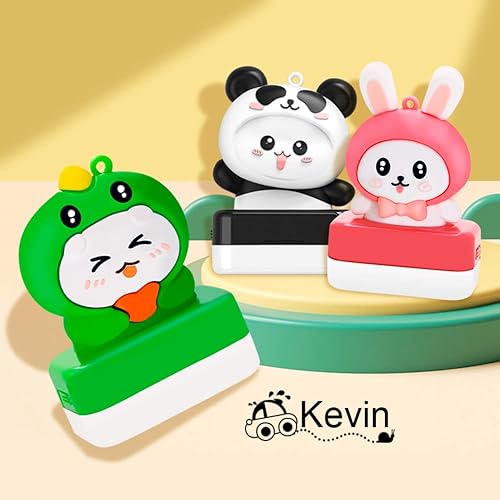 Miniatura 1 de jifu Sello personal con nombre personalizado, con tinta propia, sello de nombre personalizado para ropa de niños, sellos de firma personalizados