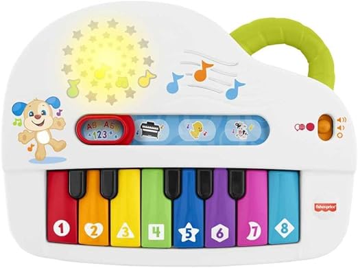 Aprender e Brincar Piano Cachorrinho Fisher Price, Mattel, Branco Menor preço em Aprender e Brincar Piano Cachorrinho Fisher Price, Mattel, Branco