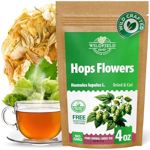 Image of 4 oz. Hops Herb Dried Tea Hops Flowers Herbal (Humulus Lupulus L.) - 113 Gramm Herb Tea Lupulo Entero