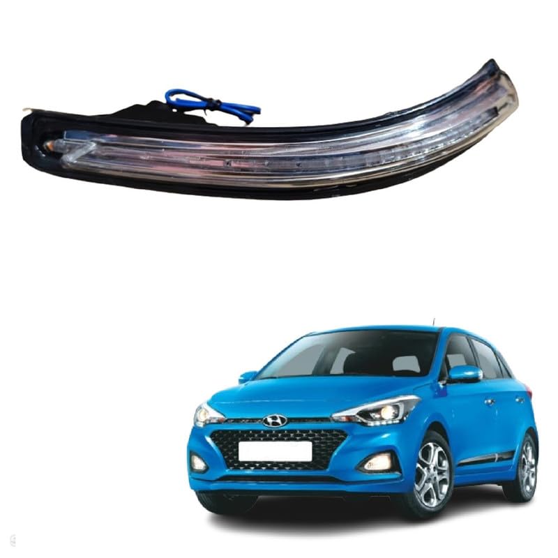 Image of Side Mirror Indicator Lamp Light for Hyundai i20 2ND GEN Active /Elite 2015-2020 Model -Yellow with Scotch Lock (I20 2ND GEN (2015-2019) ELITE /ACTIVE, LEFT PASSENGER SIDE)