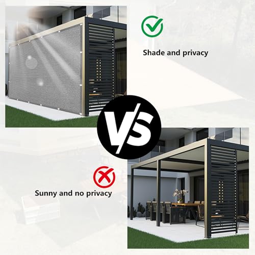 Toile pour serre et terrasse contre le vent violent : maille perméable