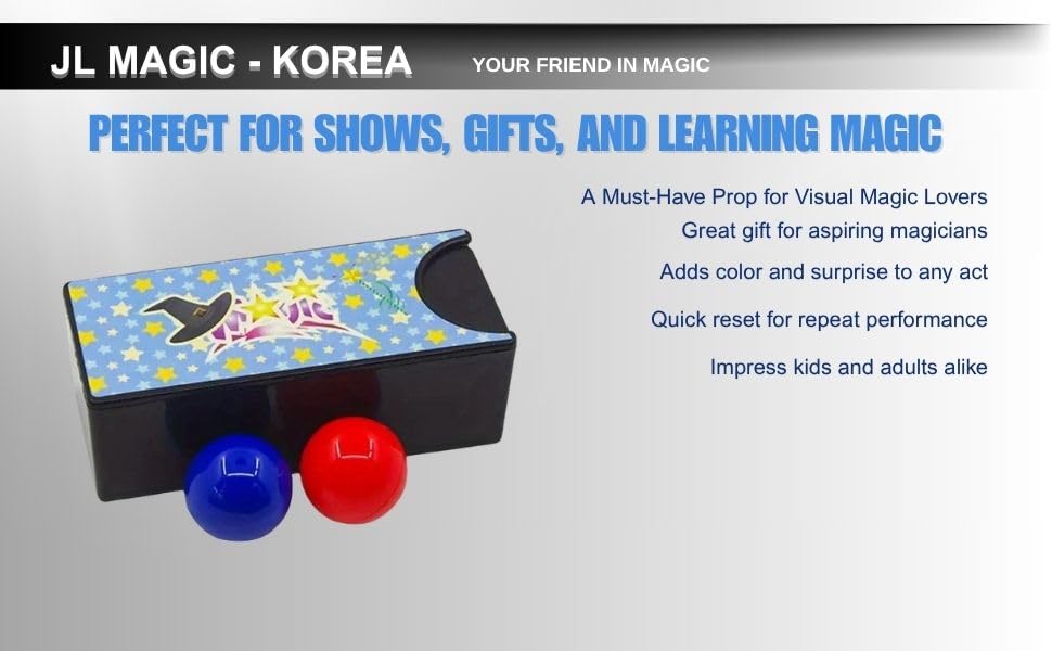 Amazon.com: JL Corp. Magic Color Change Ball Magic Trick– Easy