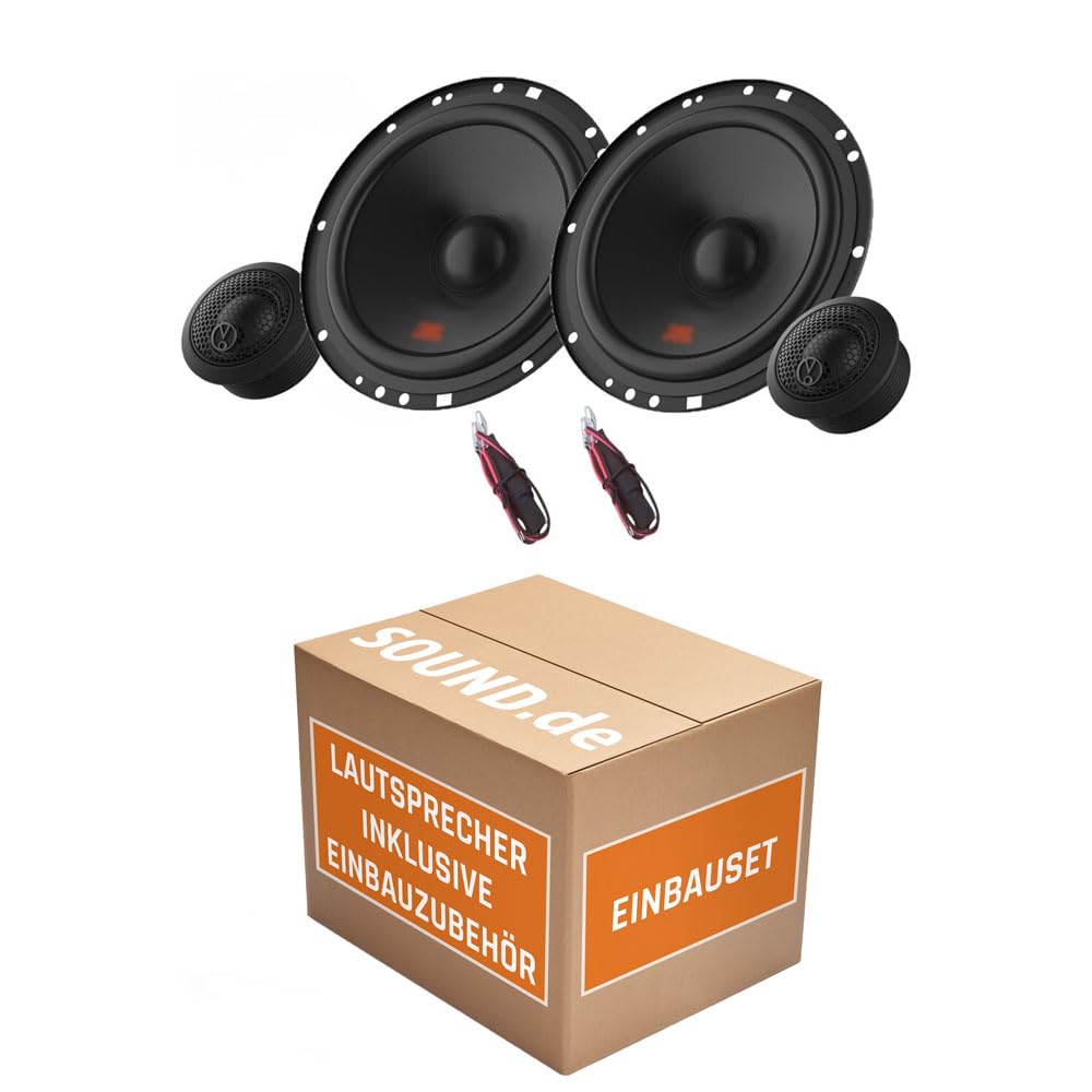 Lautsprecher Boxen Einbauset passend mit JBL Stage 2 64CFS 16,5cm System Auto Einbausatz für Peugeot 206
