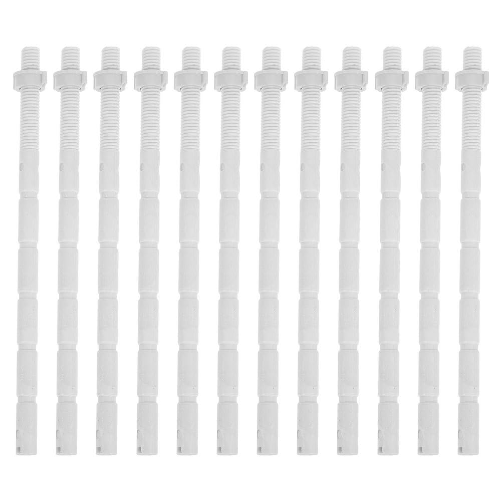 Homoyoyo 12pcs Toilet Button Extension Rod Toilet Button Rods Pusher Pusher Flush Toilet Kit Toilet Repair Kits Push Button Rods Toilet Flushing Toilet Tank Button