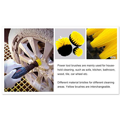 JOMSK Bevestigingsset voor boorborstels booropzetborstelset - stroom-scrubber borstel-reinigingskit - veelzijdigheid… - Image 7