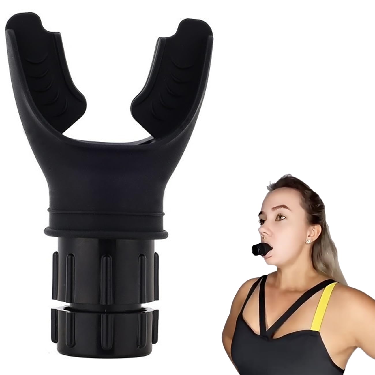 Ruri'sExercise Device with Variable Settings, Portable Muscle Trainer, Adjustable to Different Fitness Needs, Easy to Clean, Black