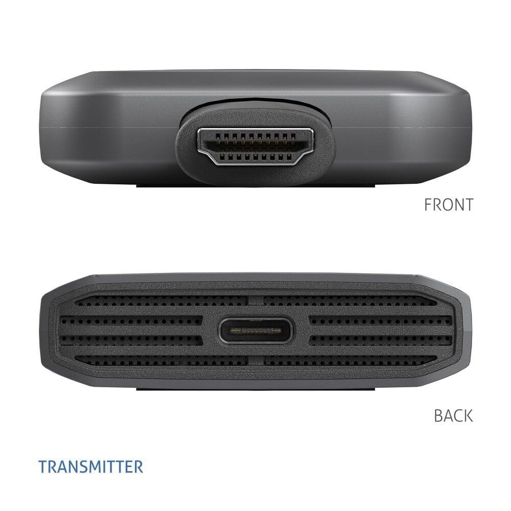 PureLink® Zestaw Wireless-HDMI, bezprzewodowa transmisja HDMI, Full HD, 1080p, nieskompresowana transmisja do 30 metrów odległości, zestaw nadajników i odbiorników, czarny