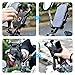 Homeet Motorcycle Phone Mount, Quick Release Motorbike Phone Holder Anti Shake Moped Scooter Rearview Mirror Holder Mount Universal for 4.0-6.8 Inch Smartphone - 360° Rotation Adjustable – Blue