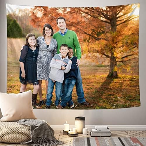 Miniatura 2 de FCQIANKM Tapiz personalizado, tapiz personalizado, tapices de pared personalizados, fondos de fotos personalizados, regalos personalizados,