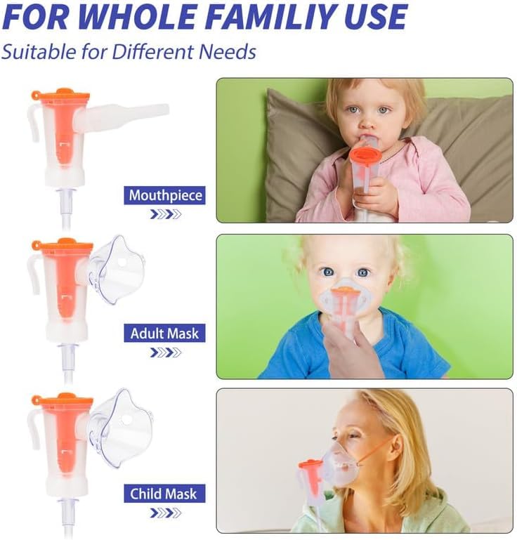 Aika AK-810 Portable Nebulizer Steamer Machine for Adult and Kids Cold and Cough for Home Use Low Noise Compressor Nebuliser Machine with 1 Year Warranty (1 Piece) Aika AK-810 Portable Nebulizer Steamer Machine for Adult and Kids Cold and Cough for Home Use Low Noise Compressor Nebuliser Machine with 1 Year Warranty (1 Piece)