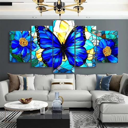 Fleur diamond painting pour adulte grand format 300x150cm | Kit broderie diamant complet 5D - 3