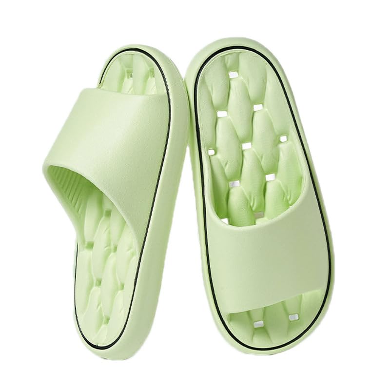 JadeRich Women Men Leaky Quick Dry Bathroom Slippers Summer Beach Sandals Non Skid Lightweight Indoor Outdoor Shoes