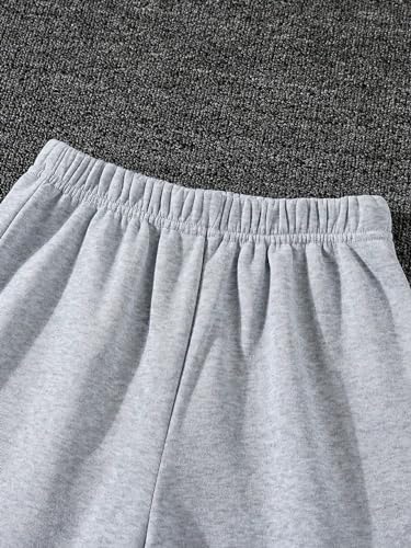 Image of Floerns Girl's 2 Pcs Elastic Waist Jogger Pants Active Running Sweatpants