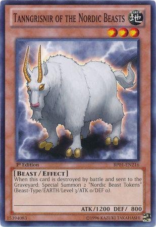 Amazon.com: YU-GI-OH! - Tanngrisnir of The Nordic Beasts (BP01