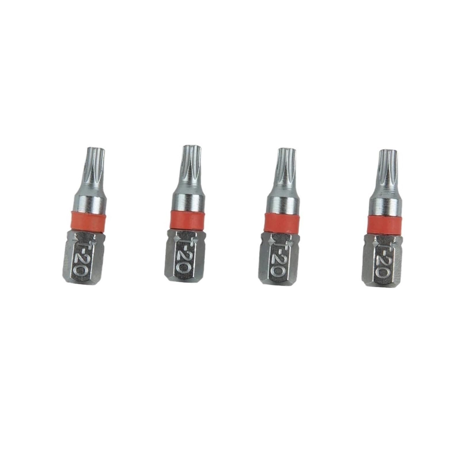 UAYPLMBI 4Pcs 25mm T6, T8, T9, T20, T15, T25, T30, T40, T10 Screwdriver Bits Set Electric Head