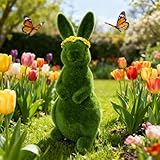 Zoom IMG-2 wezalget flocked easter bunny decorazioni Zoom IMG-2 wezalget flocked easter bunny decorazioni