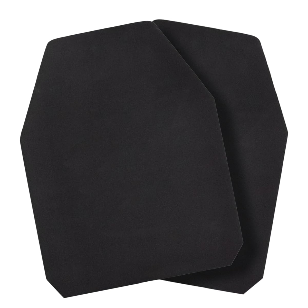 TWINFALCONS Tactical Airsoft Foam Plates EVA Airsoft Paintball Foam SAPI Pad for Vest Inner Liner Foam Plates 11.81 * 9.45 * 0.79 in (Black-2PCS)