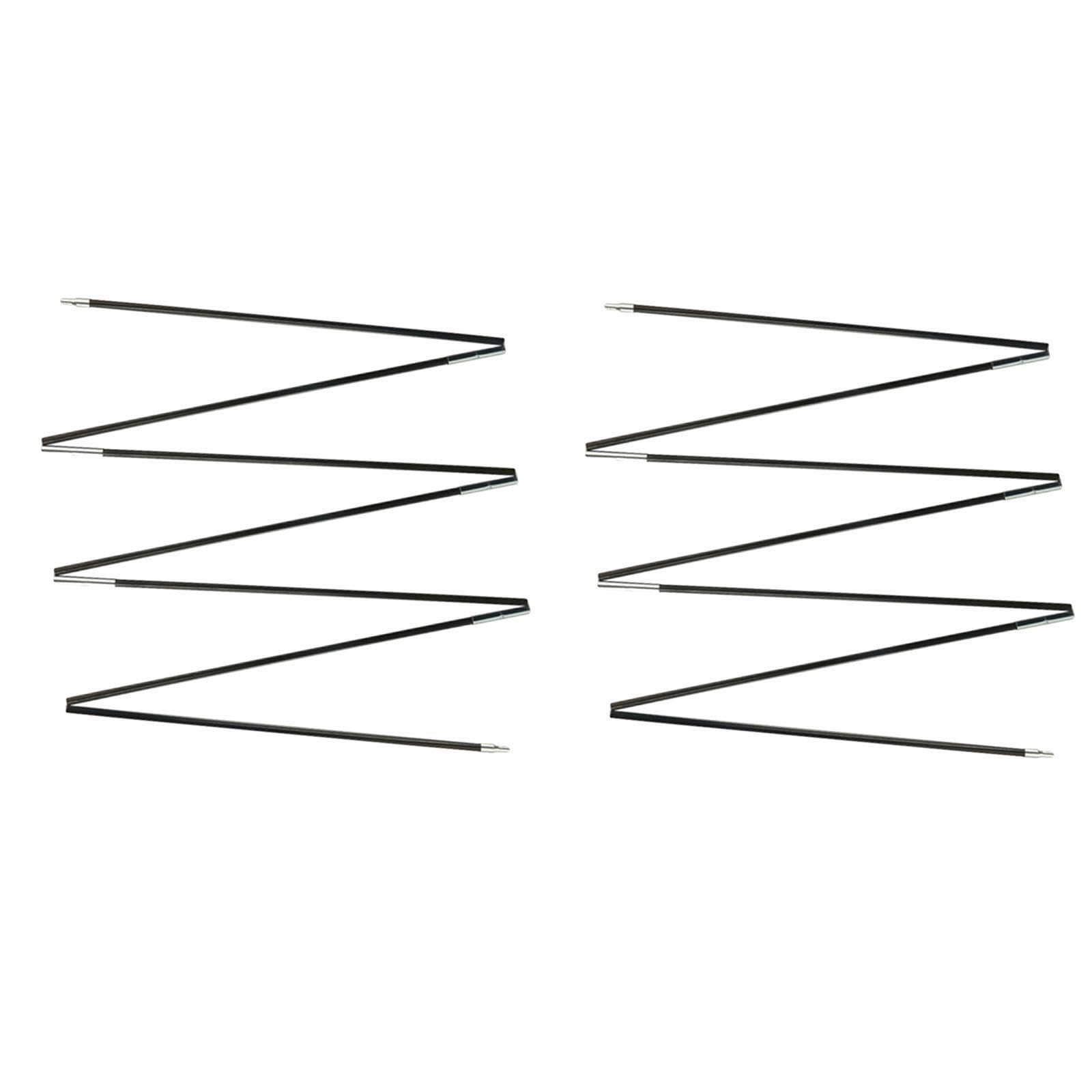 mophrati Flexible Tent Poles Replacement Kits Sturdy Fibreglass Poles Lightweight Camping Fishing Hiking And Outdoor Tent Replacement Kits Fibreglass, Black, 3.2m Single Person