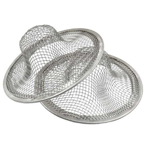 Coladores malla acero inoxidable para desagüe 20 piezas miniatura 3