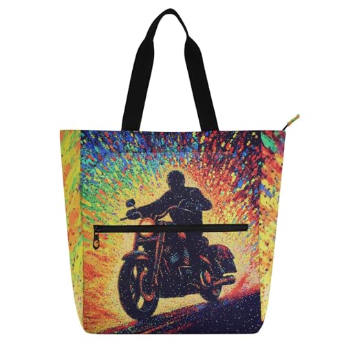 Bolsa de mano para niños con bolsillo de cremallera y motocross