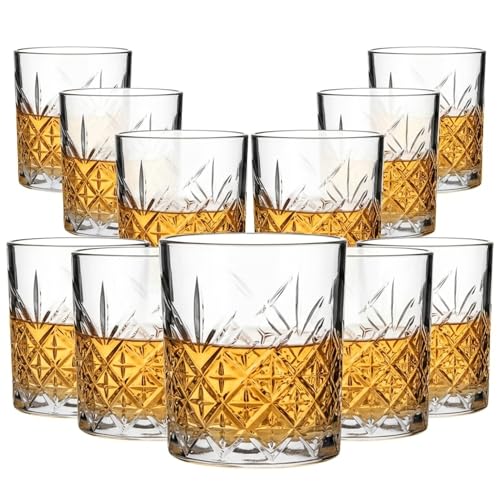 La mejor comparación de Vasos para café irlandés disponible en línea para comprar. 44 ADIANTE Set de 12 Vasos de Cristal Estilo Timeless, Vasos de Cristal con Diseño Clásico Retro Transparentes Elegantes para Agua, Cerveza, Jugo, Whisky, Cócteles, Bebidas Frías,...