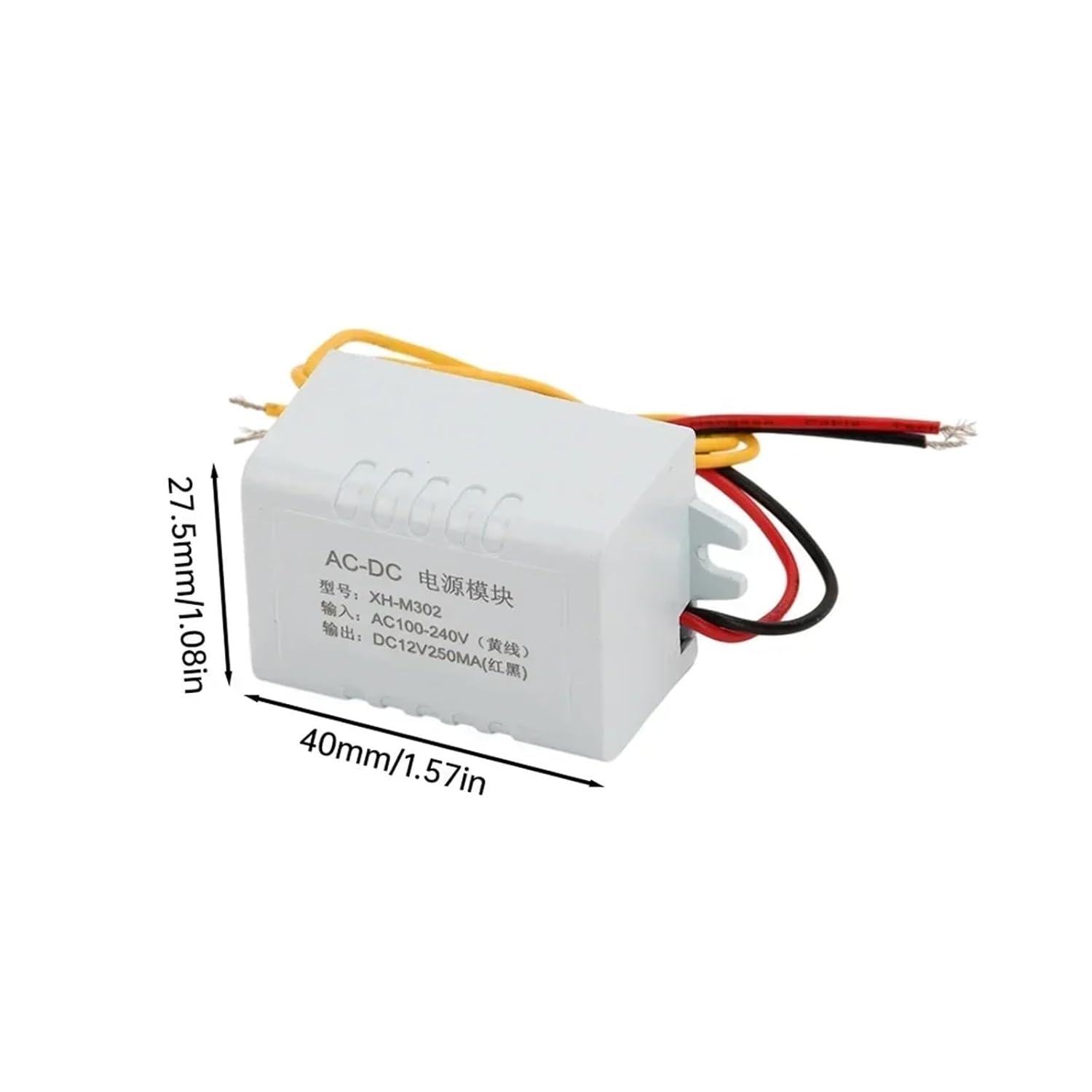 AC 110-220V 出力 DC 12V AC-DC 電源モジュールアダプター 12V 250MA スイッチスイッチングサーモスタ