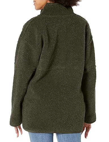 VELVET BY GRAHAM & SPENCER Women's Albany Lux Sherpa Reversible Jacket, Army, X-Large2