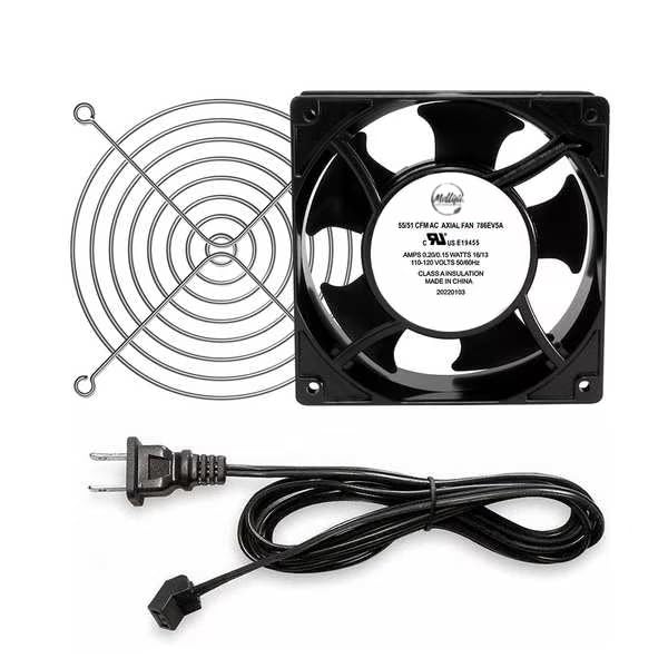 Axial Fan Kit, 4 3/4 in H, 1 in D, Mfr: 786EV5-A