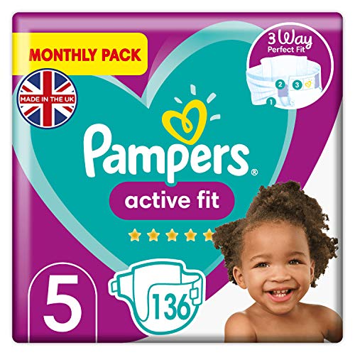 pampers active fit nappy pants size 5