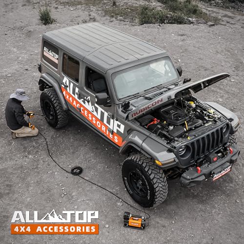 ALL-TOP Air Compressor Kit, 12V Portable Inflator 7.06CFM, Offroad Air Compressor for Truck ,Air Pump for Car Heavy Duty, Max 150PSI for SUV 4x4 Vehicle RV Tire
