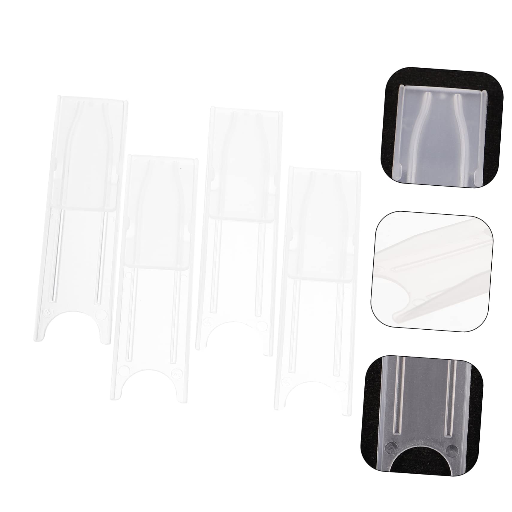 Totority 4sets Saxaphone Organizer Clarinet Case Sax Box Container Small Lightweight Abs Material 4pcs*4