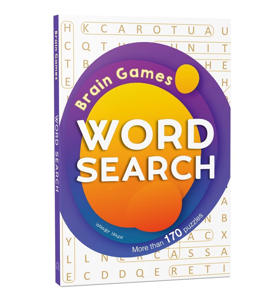 Word Search - Brain Games: Classic Word Puzzles For Everyone Paperback – 6 August 2020