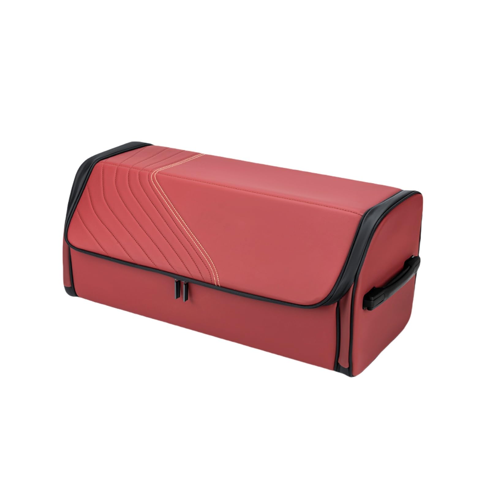 Dfrywdgsey Red Large Capacity Foldable Trunk Organizer For Car Storage(Red)