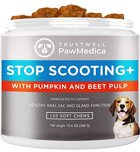 PawMedica-Dog-Anal-Gland-Chews-to-Stop-Scoot-for-Dogs-Anal-Gland-Dog-Constipation-Relief-Recommended-Dog-AnalGland-Support-Chews-Fiber-Fiber-Supplement-for-Dogs-120-Dog-Pumpkin-Chews