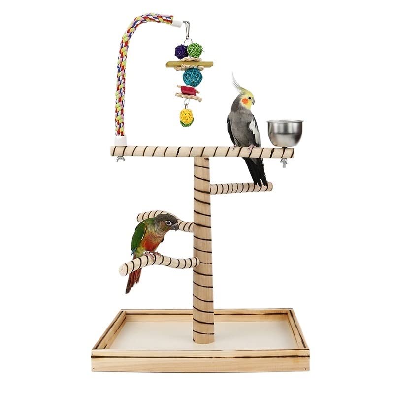 Jouets pour Oiseaux Grand Perroquet Support Oiseau Jouet pôle Jeu Escalade échelle Cadre Xuanfeng