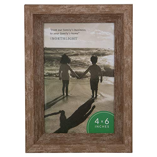 Northlight 7.5" Classical Rectangular Photo 4" X 6" Picture Frame-Brown #TOP12