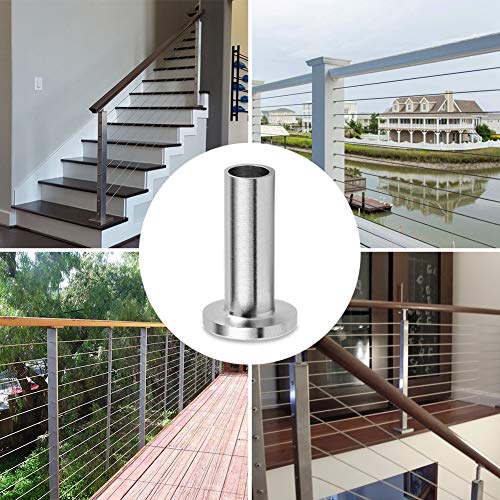 image for juusmart 100Pack T316 Stainless Steel Protective Protector Sleeves for