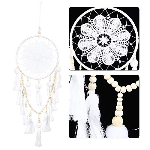 DreamCatcher White Hand-gebreid Modern Simple Wall Hanging DreamCatcher Artware Wall Decoration Ornament Gift - Image 5