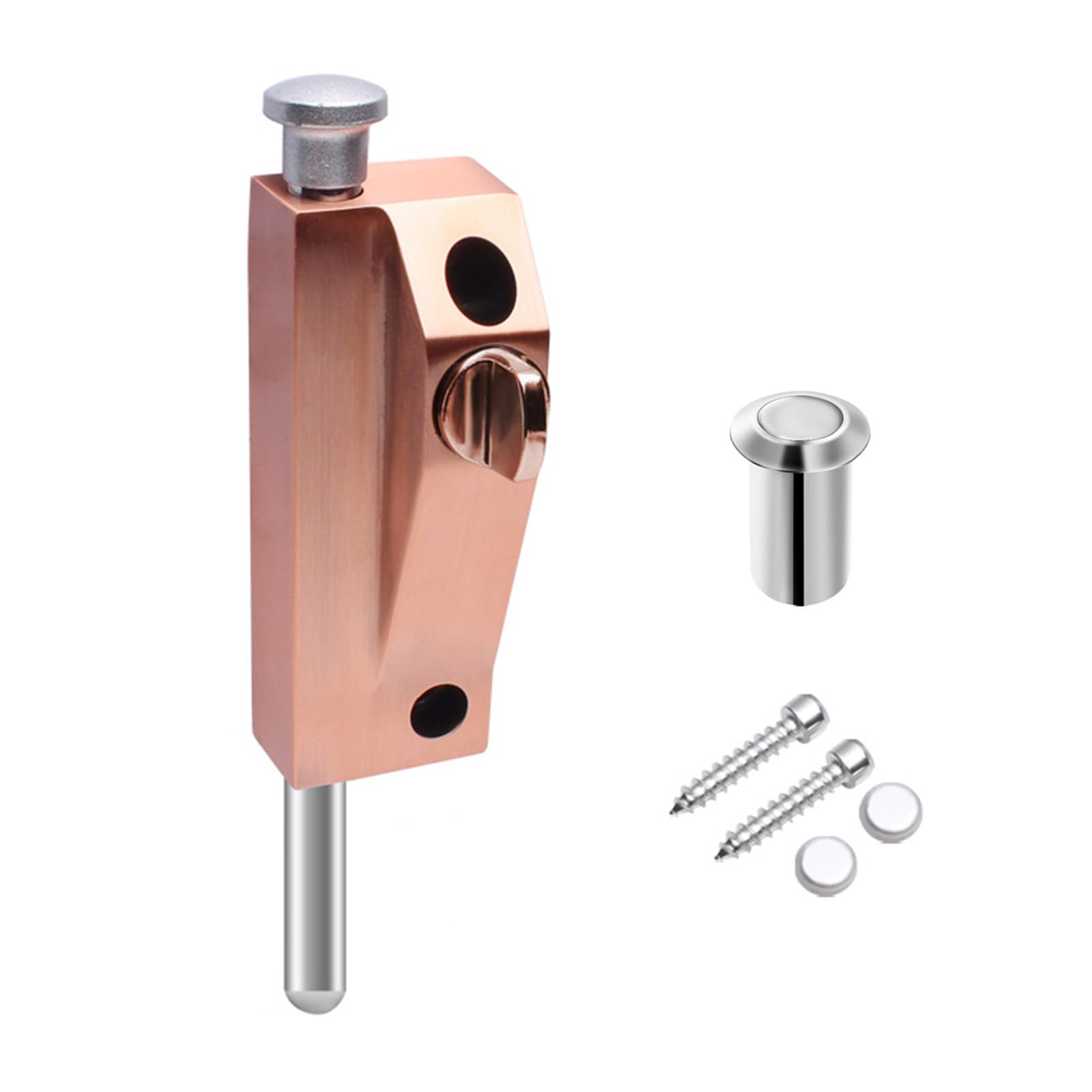 Nucelit Red Ancient Premium Rotating Latches Stainless Steel & Aluminum, Weatherproof Design, Easy Mount Home/Warehouse Warehouse Door Security
