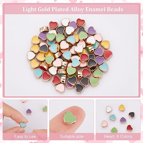 arricraft 80 Pcs Heart Beads - Image 4