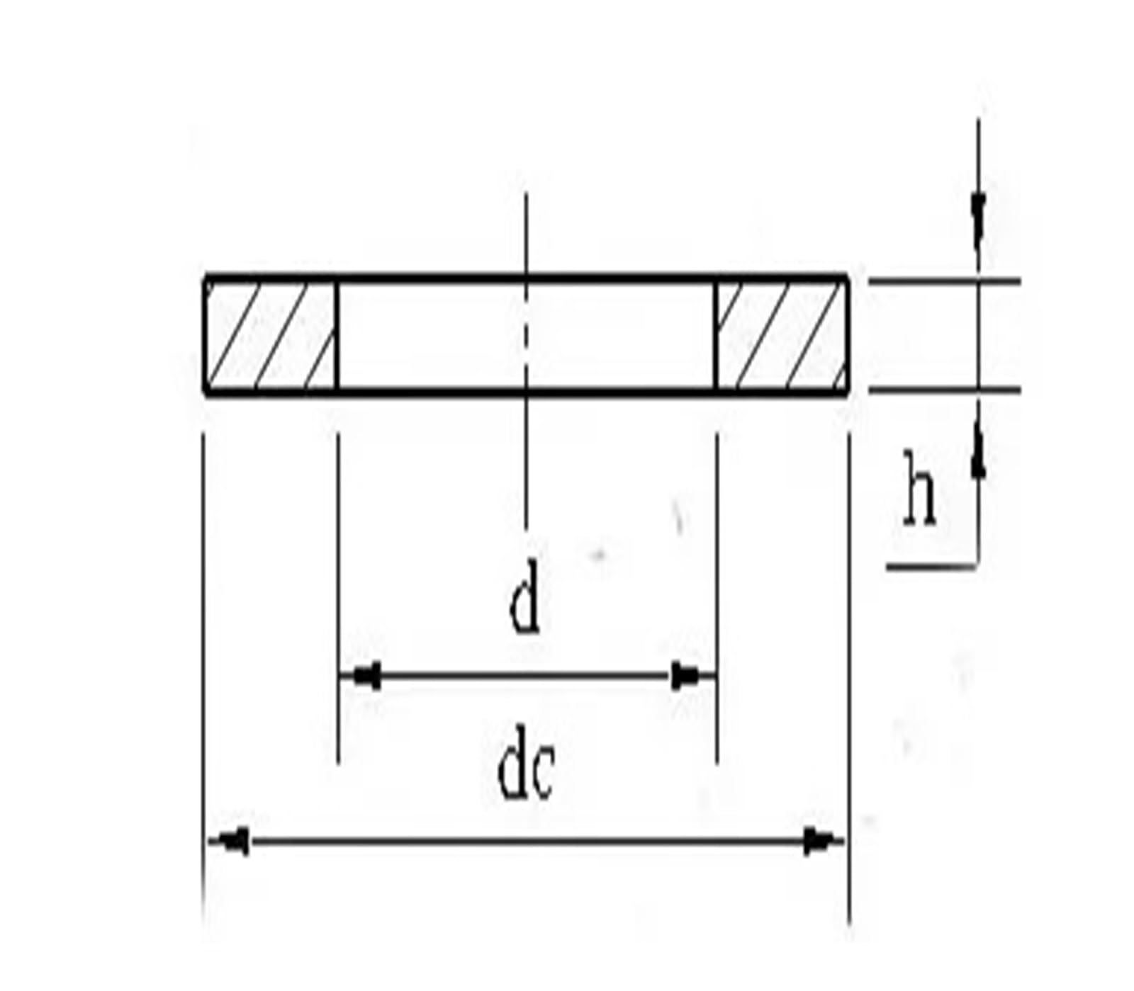 Arandela M3 A M40 Espesor 0,1 Mm Por Paquete De 100 Piezas(0.1mm Thickness,M13x19 20pcs)