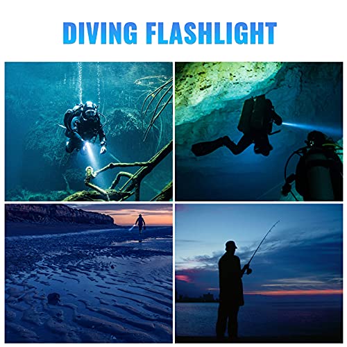 Sofirn SD05 Led-duiklamp, erg heldere 3000 Lumen duikerzaklamp met XHP50.2 oplaadbare accu, magnetische ring, waterdichte veiligheid onderwater, 100 m - Image 7