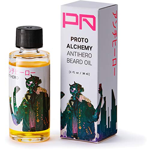 Antihero Beard Oil - Tobacco & Whiskey Scent, Organic Ingredients, Small Batch Made in USA