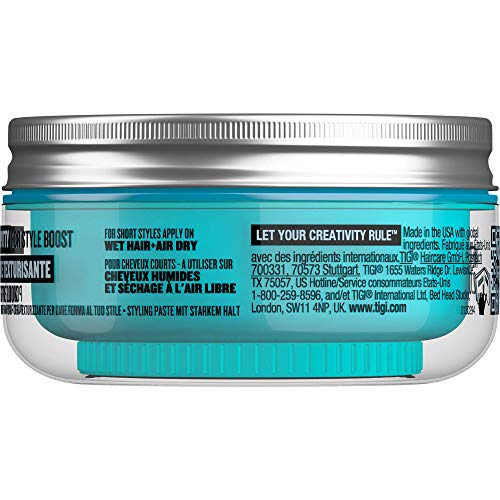TIGI Bed Head Manipulator Texturizing Putty, Firm Hold Styling Putty for Short to Medium Hair, 2.01 oz - image 8