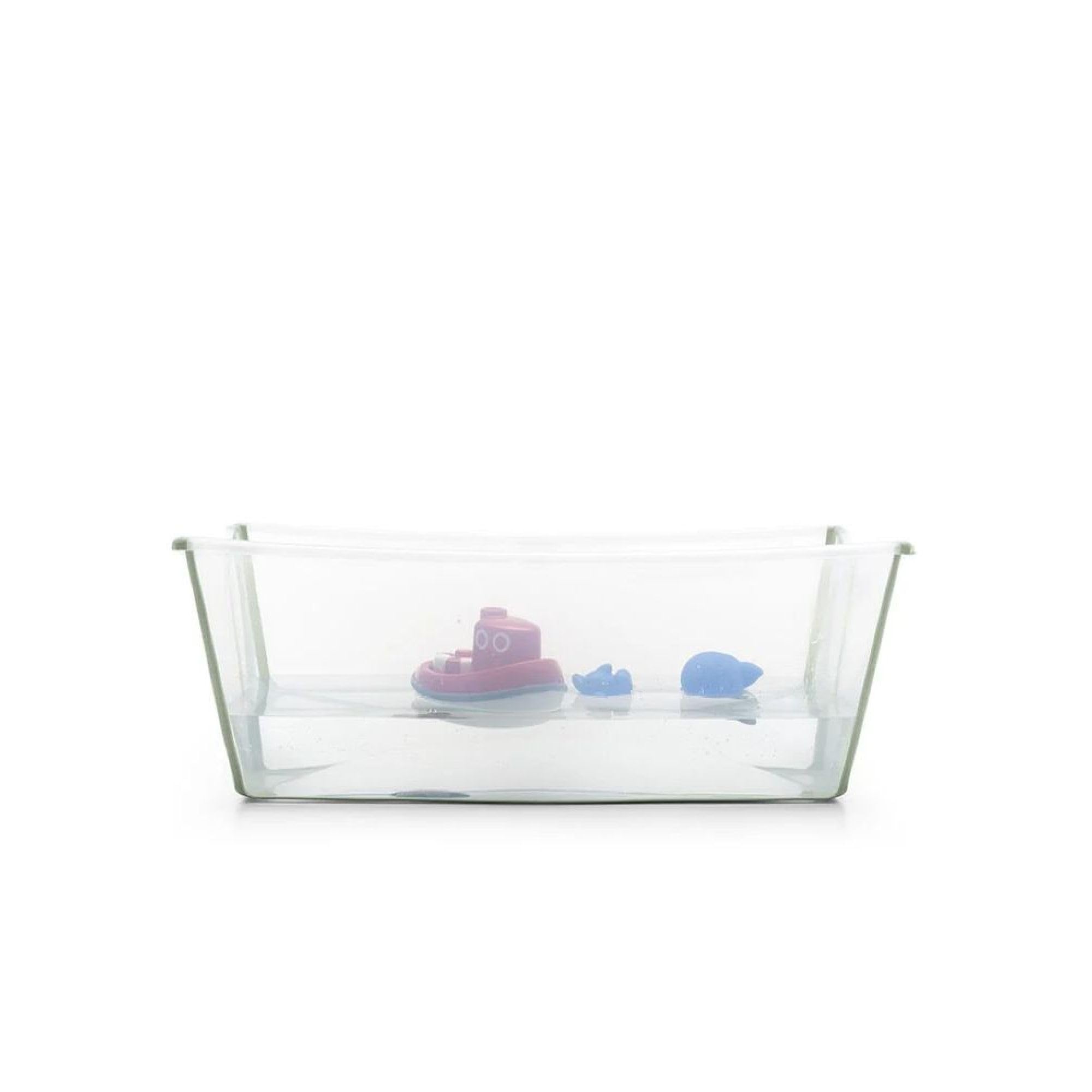 STOKKE® Flexi Bath® XL - Bañera grande para bebés, párvulos y niños - Extremadamente ligera y plegable - Color: verde transparente