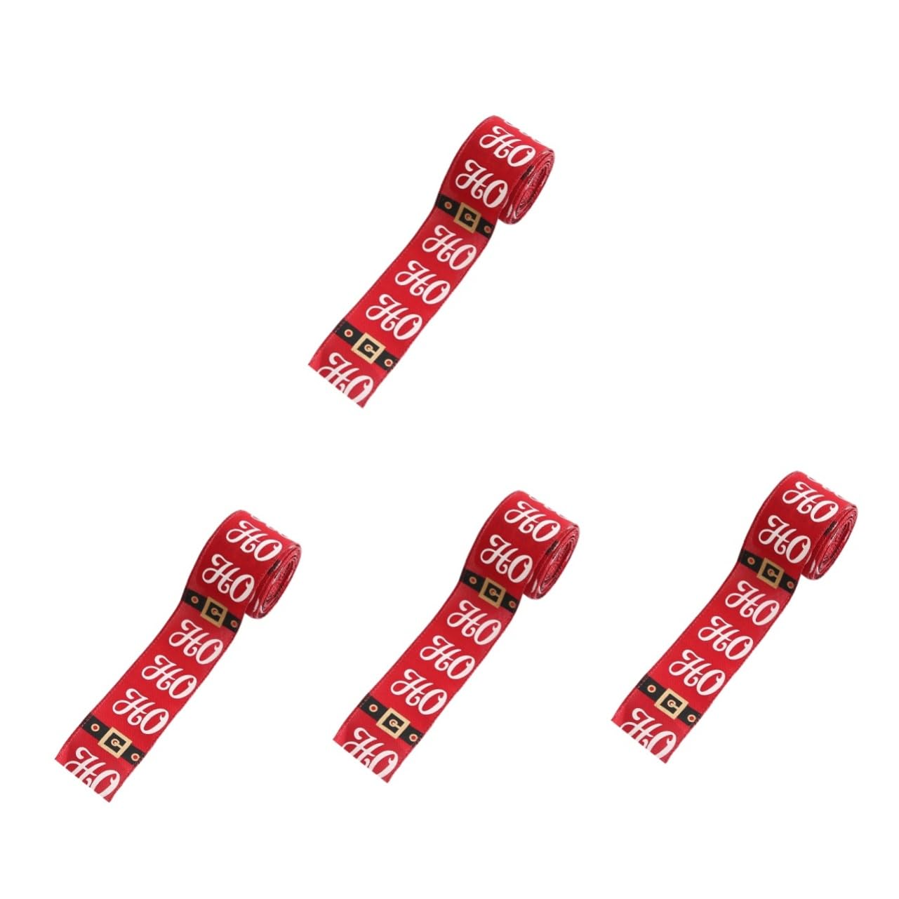 Amosfun 4stücke Weihnachtsband Für Weihnachtsbaumdeko Rotes Schleifenband Aus Feinem Leinenmaterial Für Kränze Und Festliche Projekte