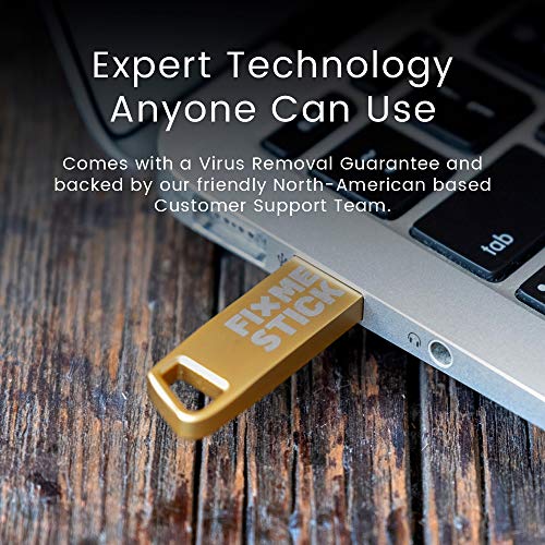 Image of FixMeStick PRO Virus Removal for Business - Unlimited Use on Unlimited Laptops and Desktops (PCs and Macs) for 1 Year - Works with Your Antivirus
