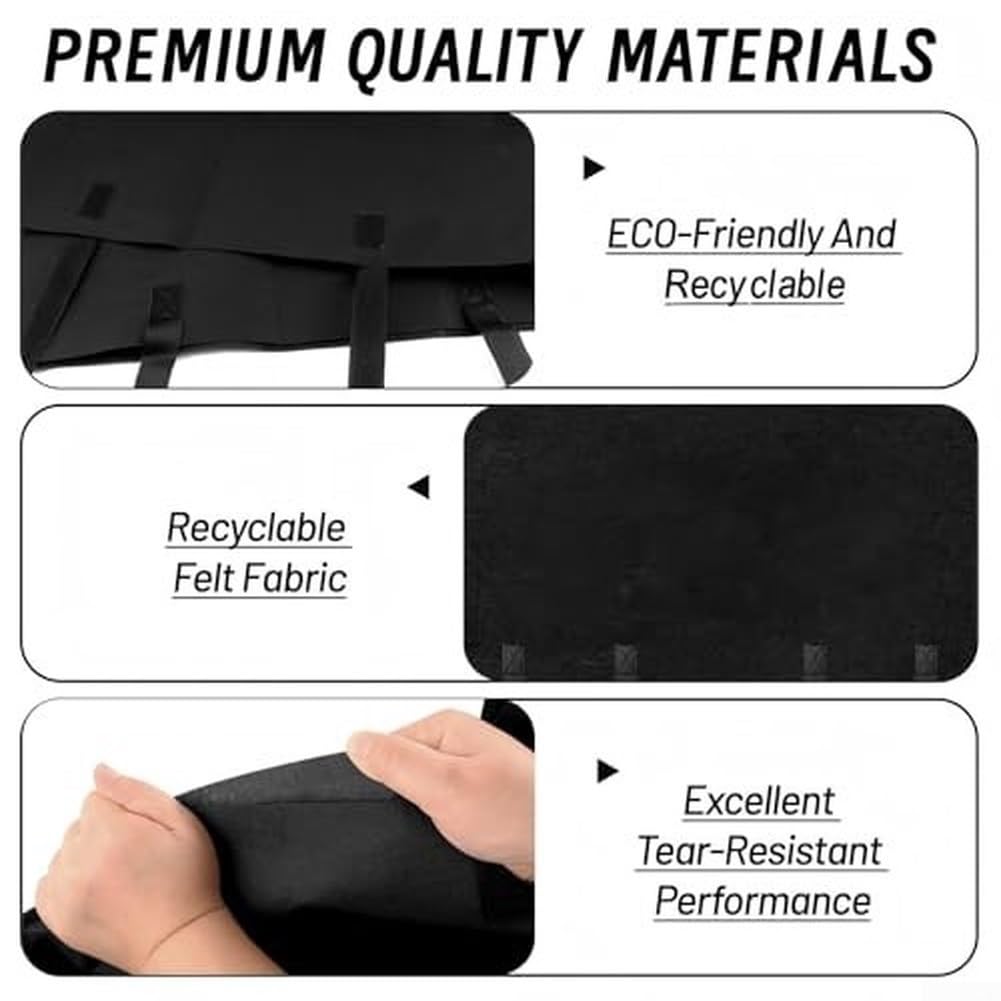 Copertura per televisore in feltro resistente per schermi da 65 pollici, compatibile con Lcd a LED per modelli Oled, dotata di cinghie di sicurezza per riporre in modo sicuro lo spostamento e